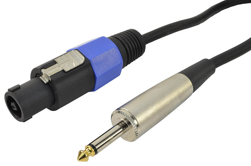 Speakon to 6.35mm jack speaker cable CS050