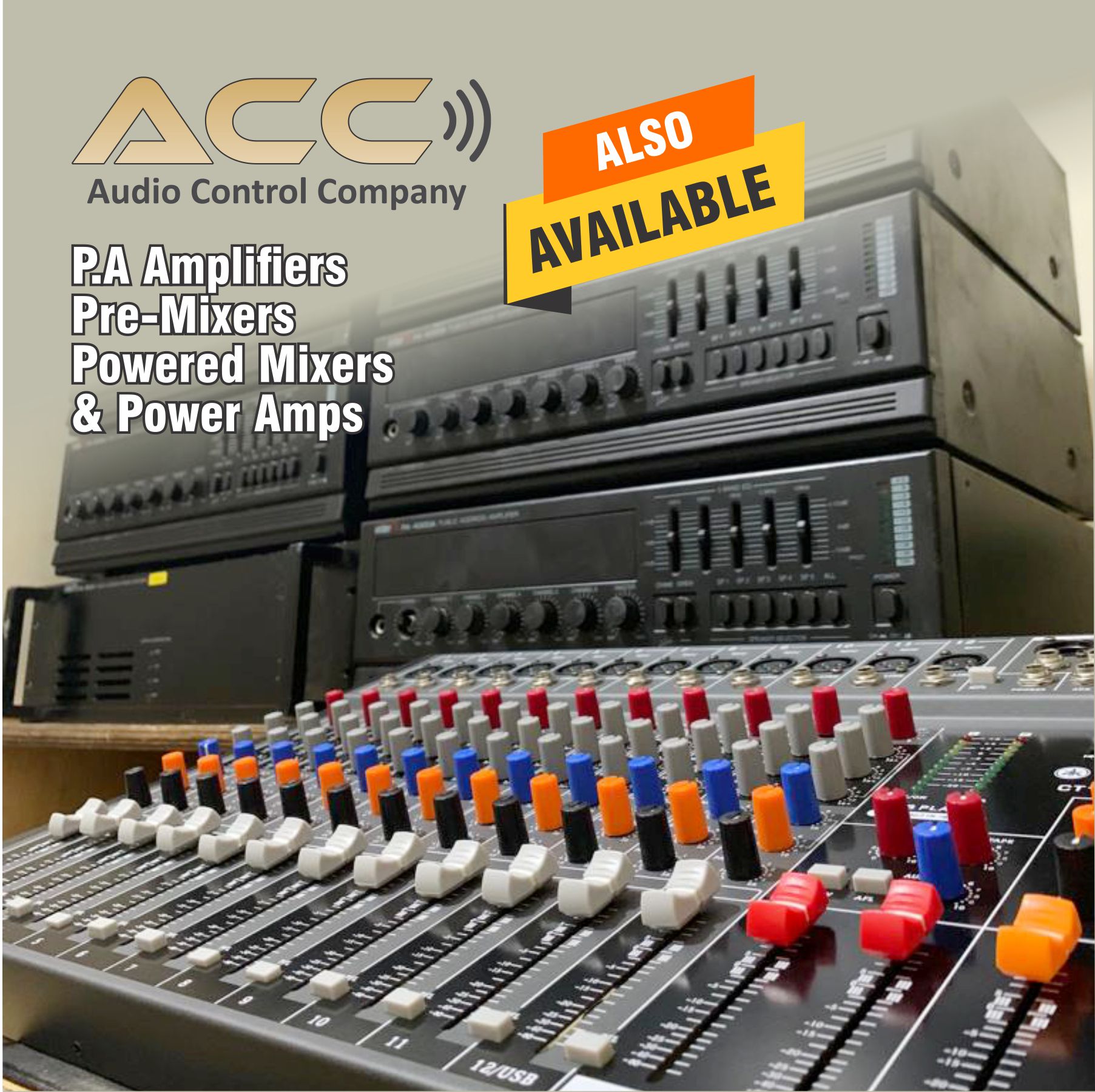 PA Amplifier and powered mixers in Lahore
