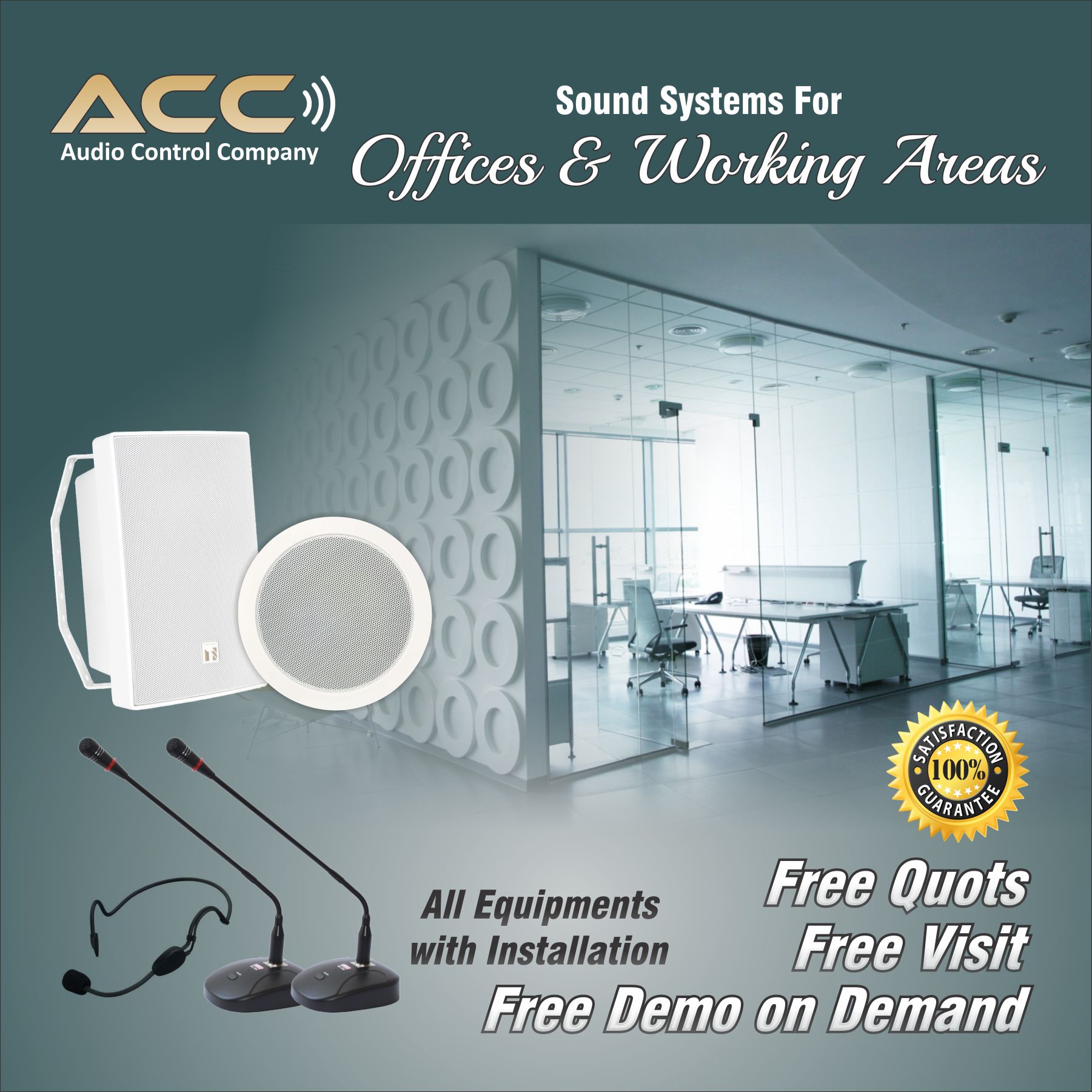 PA Sound System Pakistan installation by ACC